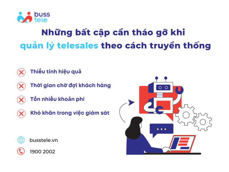 Những bất cập cần tháo dỡ khi quản lý telesales theo cách truyền thống