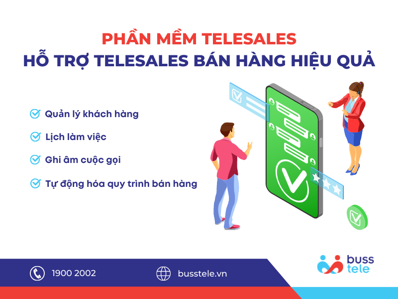 Phần mềm Telesales hỗ trợ bán hàng hiệu quả