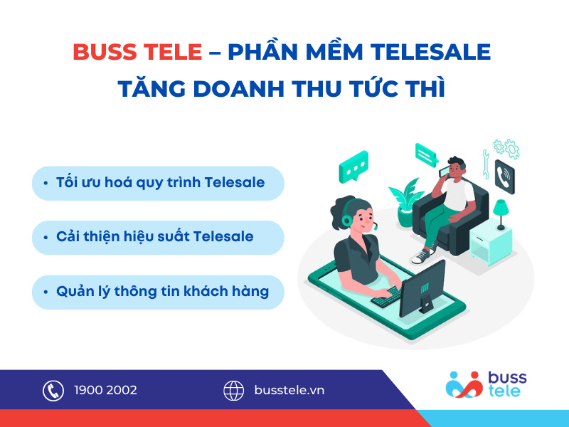 Buss Tele - Phần mềm Telesale tăng doanh thu tức thì