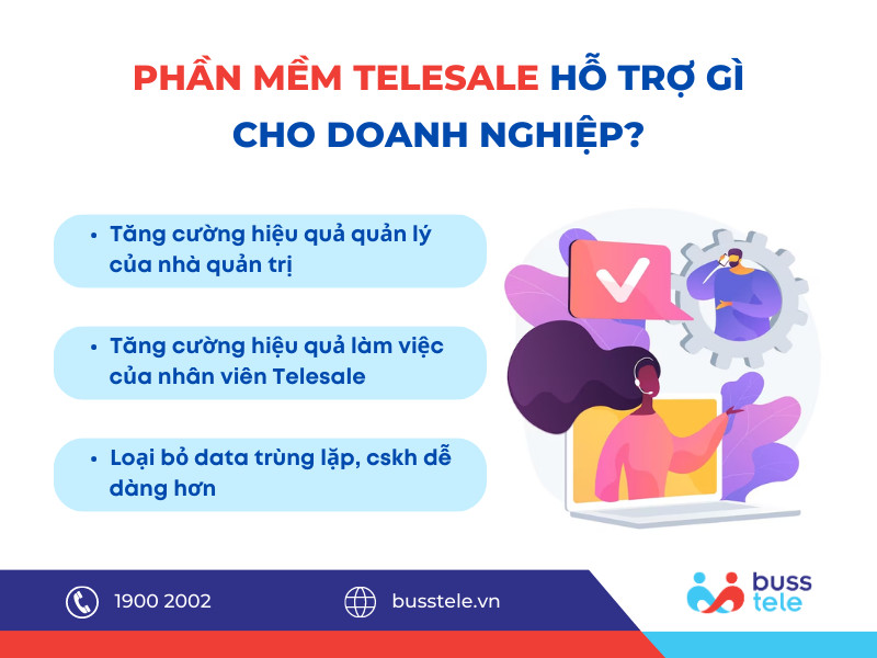 Phần mềm Quản lý Telesale hỗ trợ gì cho Doanh nghiệp?