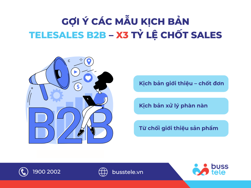 Gợi ý các mẫu kịch bản Telesales B2B