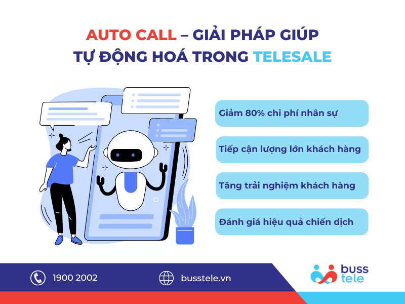 Auto Call – Giải pháp giúp tự động hoá trong Telesale