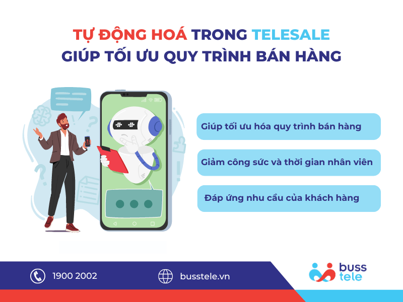 Tác động của tự động hoá trong telesale