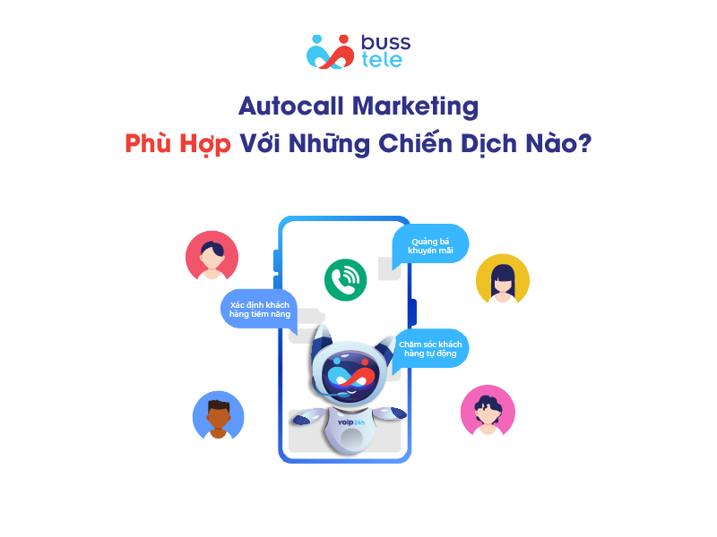 Autocall marketing phù hợp với những chiến dịch nào?