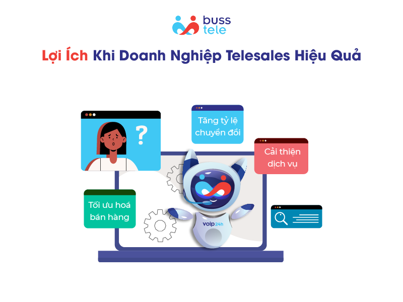 Lợi ích khi doanh nghiệp Telesales hiệu quả